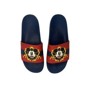 Disney Mickey Mouse Blue Men’s Slide Sandals & Pluto Size 10